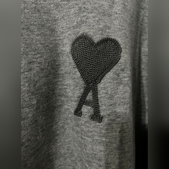 AMI ALEXANDRE MATTIUSSIGray Ami de Cœur Hoodie - Picture 4 of 8
